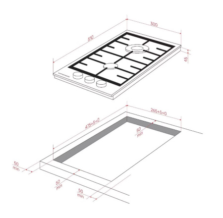Газовая варочная панель Kuppersberg FG 36 B4.jpg
